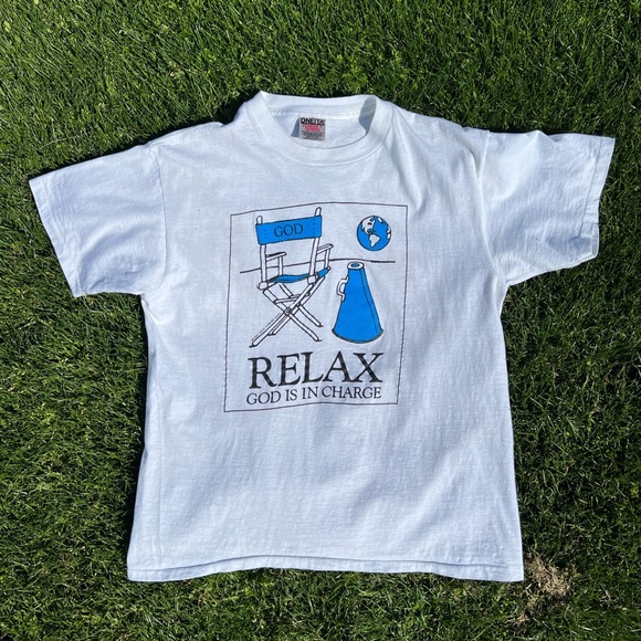 Vintage Other - Vintage 1991 God religion jesus earth faith tee shirt white new deadstock prayer